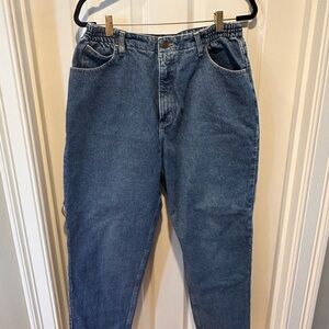 L.L.Bean Original Fit Relaxed Jeans | Women’s 16 Petite | Elastic Waist